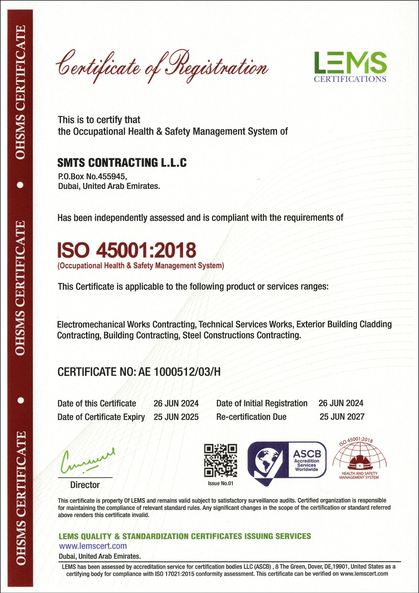 ISO 45001:2018